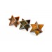 Star Pyramid in Tiger Eye Set of - 3 - 17 - gms