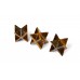 Star Pyramid in Tiger Eye Set of - 3 - 17 - gms - i