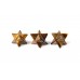 Star Pyramid in Tiger Eye Set of - 3 - 18 - gms