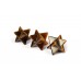 Star Pyramid in Tiger Eye Set of - 3 - 18 - gms