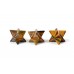 Star Pyramid in Tiger Eye Set of - 3 - 20 - gms - i