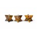 Star Pyramid in Tiger Eye Set of - 3 - 20 - gms - i