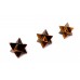 Star Pyramid in Tiger Eye Set of - 3 - 21 - gms