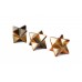 Star Pyramid in Tiger Eye Set of - 3 - 21 - gms - i