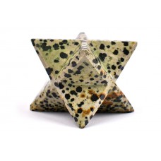 Star Pyramid in White Snowflake Obsidian - 147 - gms