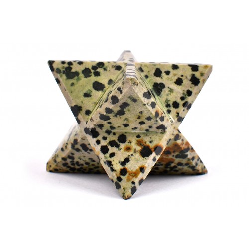 Star Pyramid in White Snowflake Obsidian - 147 - gms