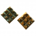 Tiger Eye 9 Pyramid Grid - set - of - 2