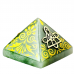 Vastu Pyramid for Desire Fulfillment in Natural Green Jade Gemstone