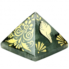 Vastu Pyramid for Fortune in Natural Labradorite Gemstone