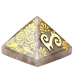 Vastu Pyramid for Positivity in Natural Smoky Gemstone