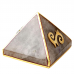 Vastu Pyramid for Positivity in Natural Smoky Gemstone