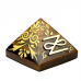 Vastu Pyramid for Protection in Natural Tiger Eye Gemstone